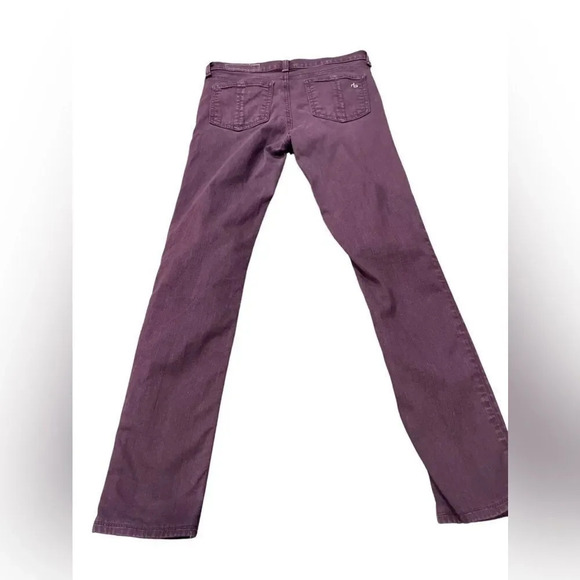 Rag and Bone Skinny Jeans size 25 maroon/purple color GUC - Picture 1 of 10